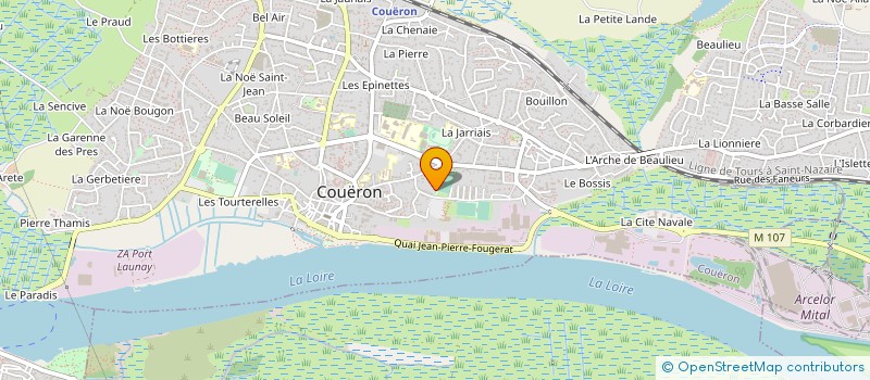 localisation de l'entreprise SCI DE LA FREMONDIERE  COUERON