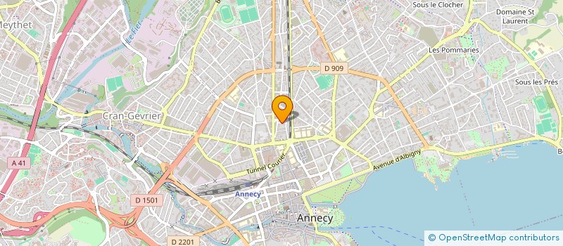 localisation de l'entreprise SCI DE LA FRUITIERE à ANNECY