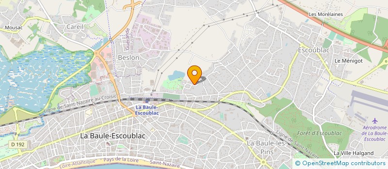 localisation de l'entreprise SCI DE LA FURGAIE à LA BAULE-ESCOUBLAC