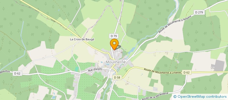 localisation de l'entreprise SCI DE LA GAIETE  NOYANT-VILLAGES