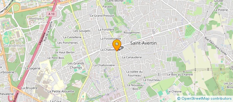 localisation de l'entreprise SCI DE LA GAILLARDIERE  SAINT-AVERTIN