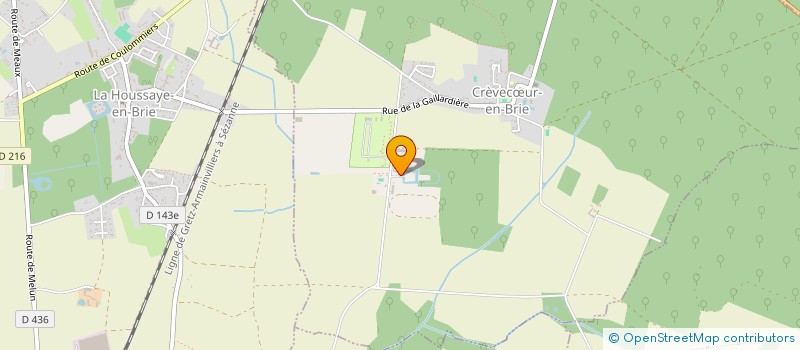 localisation de l'entreprise SCI DE LA GAILLARDIERE  CREVECUR-EN-BRIE