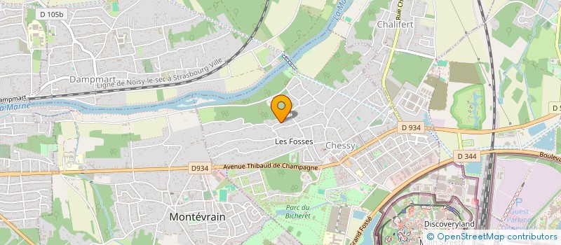 localisation de l'entreprise SCI DE LA GALERIE DE MARS  CHESSY