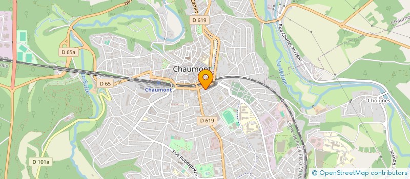localisation de l'entreprise SCI DE LA GALICE à CHAUMONT