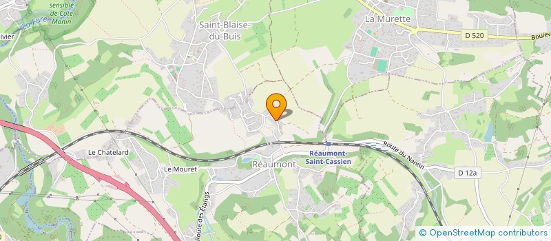 localisation de l'entreprise SCI DE LA GALIFETTE  REAUMONT