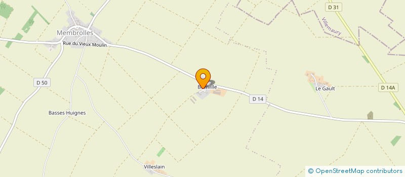 localisation de l'entreprise SCI DE LA GALINETTE  BEAUCE LA ROMAINE