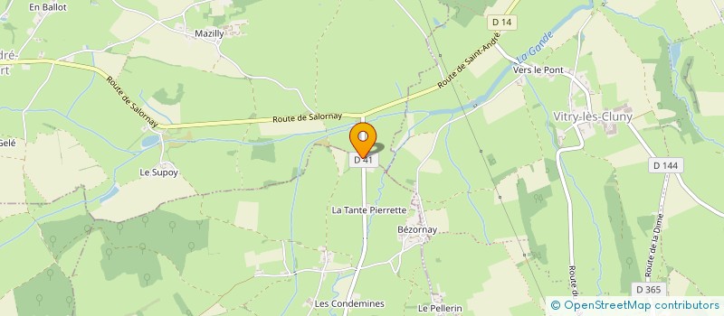 localisation de l'entreprise SCI DE LA GANDE  SAINT-VINCENT-DES-PRES