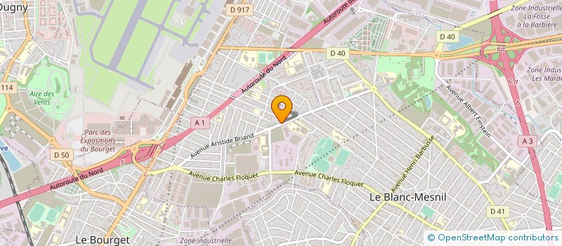 localisation de l'entreprise SCI DE LA GARANGEOIRE à LE BLANC-MESNIL