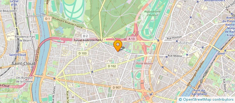 localisation de l'entreprise SCI DE LA GARDE à BOULOGNE-BILLANCOURT