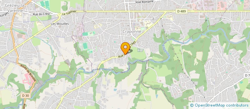 localisation de l'entreprise SCI DE LA GARDE  CRAPONNE