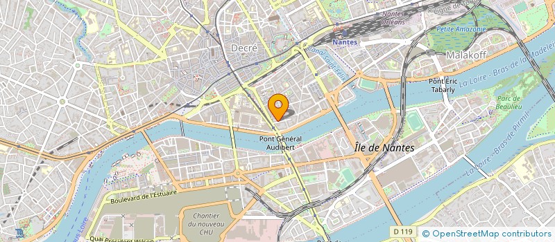 localisation de l'entreprise SCI DE LA GARDE à NANTES