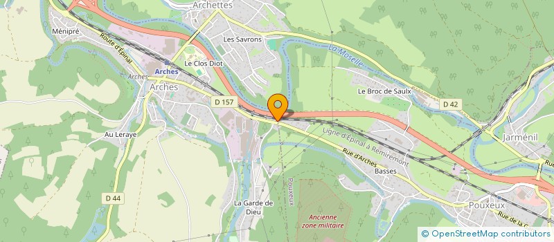 localisation de l'entreprise SCI DE LA GARDE DE DIEU  ARCHES