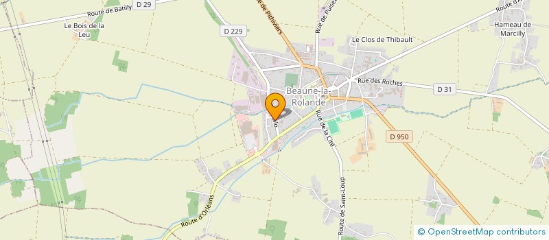 localisation de l'entreprise SCI DE LA GARE 2  BEAUNE-LA-ROLANDE