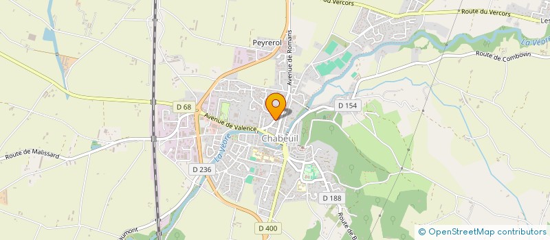localisation de l'entreprise SCI DE LA GARE à CHABEUIL