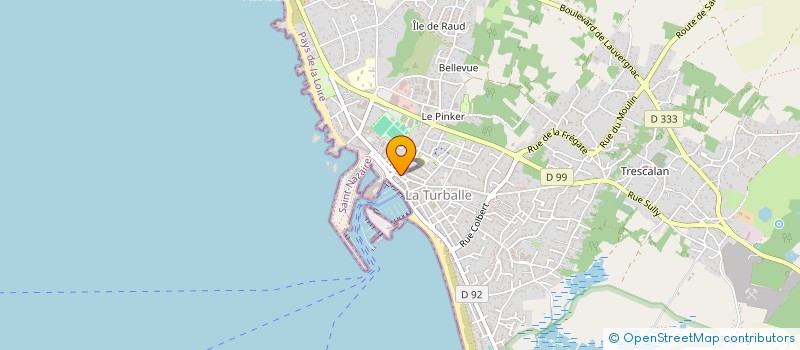 localisation de l'entreprise SCI DE LA GARE  LA TURBALLE