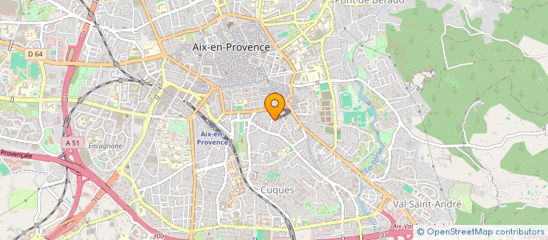 localisation de l'entreprise SCI DE LA GARE à AIX-EN-PROVENCE