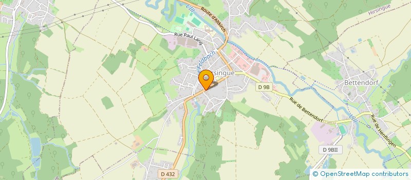 localisation de l'entreprise SCI DE LA GARE  HIRSINGUE