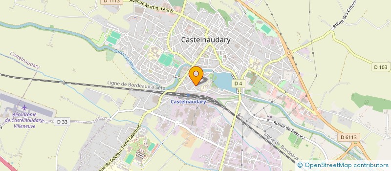 localisation de l'entreprise SCI DE LA GARE à CASTELNAUDARY