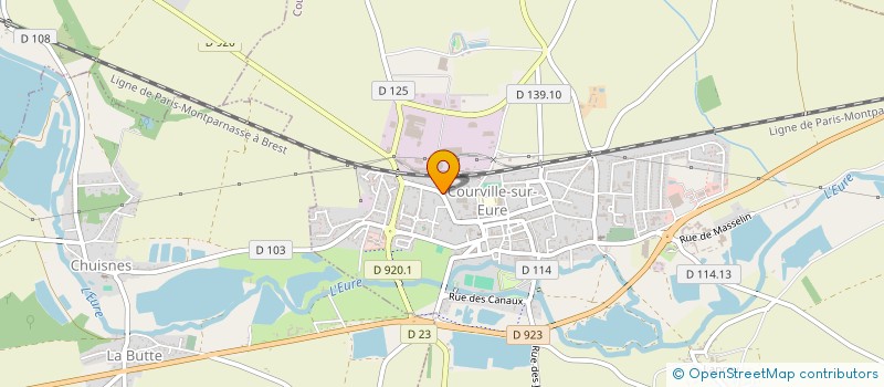 localisation de l'entreprise SCI DE LA GARE à PONTGOUIN