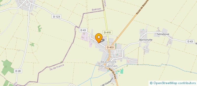 localisation de l'entreprise SCI DE LA GARE à BEAUMONT-DU-GATINAIS