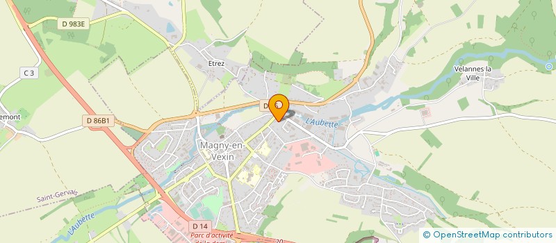 localisation de l'entreprise SCI DE LA GARE  MAGNY-EN-VEXIN