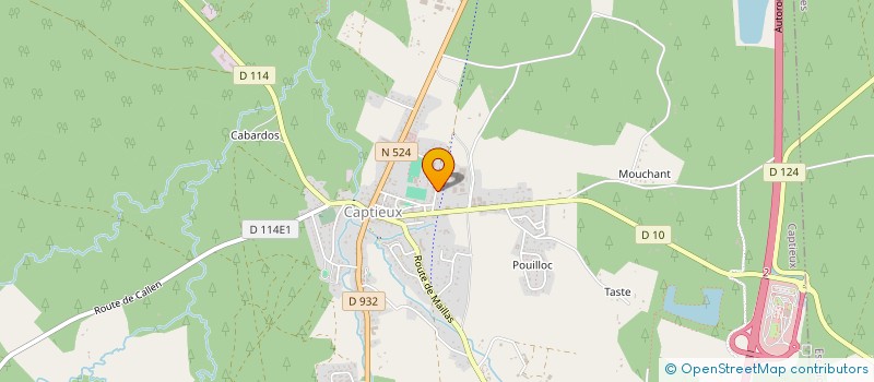 localisation de l'entreprise SCI DE LA GARE  CAPTIEUX