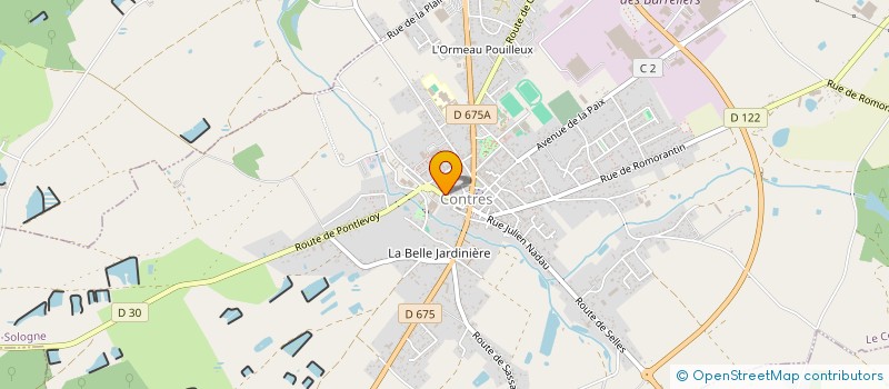 localisation de l'entreprise SCI DE LA GARE  LE CONTROIS-EN-SOLOGNE