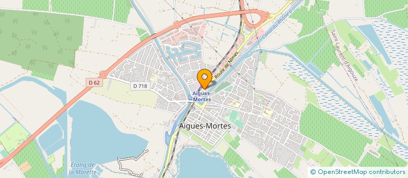 localisation de l'entreprise SCI DE LA GARE  AIGUES-MORTES