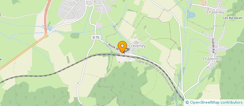 localisation de l'entreprise SCI DE LA GARE  GENEVREUILLE