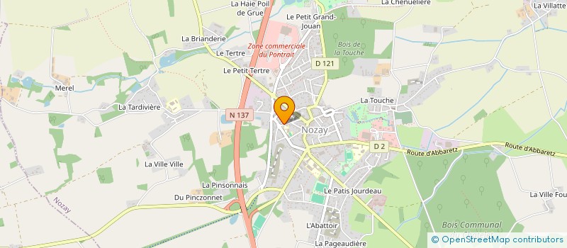 localisation de l'entreprise SCI DE LA GARE  NOZAY