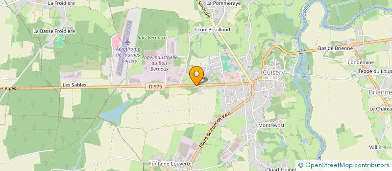 localisation de l'entreprise SCI DE LA GARE  CUISERY