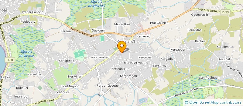 localisation de l'entreprise SCI DE LA GARE  PENMARCH