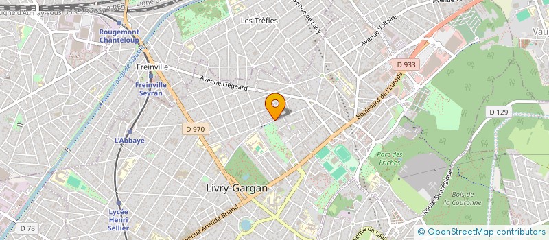 localisation de l'entreprise SCI DE LA GARE à LIVRY-GARGAN