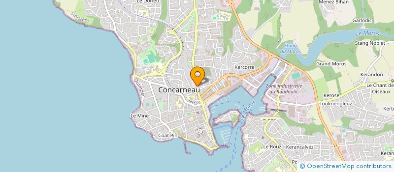 localisation de l'entreprise SCI DE LA GARE  CONCARNEAU