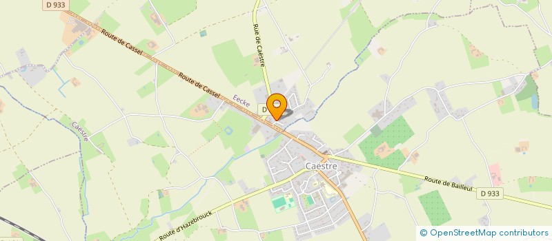localisation de l'entreprise SCI DE LA GARE à EECKE