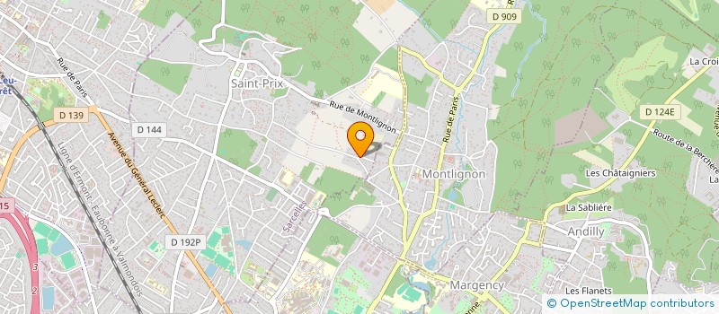 localisation de l'entreprise SCI DE LA GARE à SAINT-PRIX