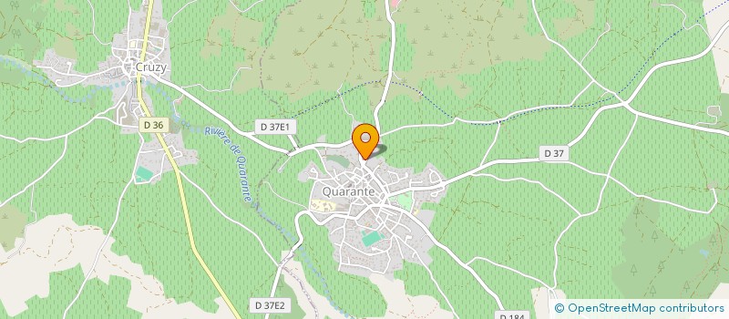 localisation de l'entreprise SCI DE LA GARE  QUARANTE