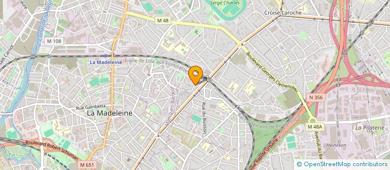 localisation de l'entreprise SCI DE LA GARE  MARCQ-EN-BARUL