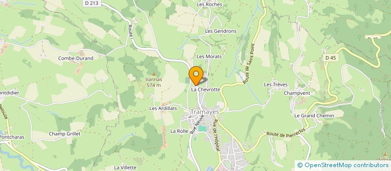 localisation de l'entreprise SCI DE LA GARE  CHARNAY-LES-MACON