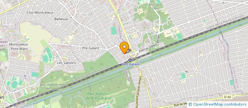 localisation de l'entreprise SCI DE LA GARE à VILLEPINTE