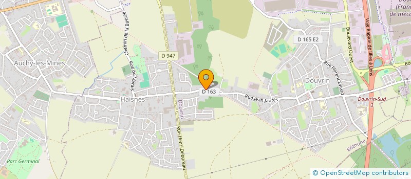 localisation de l'entreprise SCI DE LA GARE  DOUVRIN