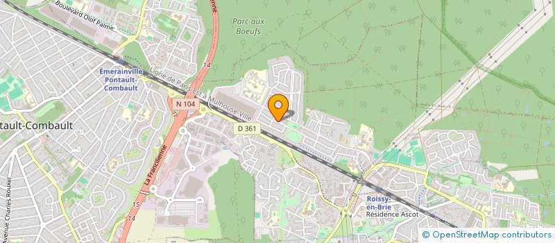 localisation de l'entreprise SCI DE LA GARE  ROISSY EN BRIE