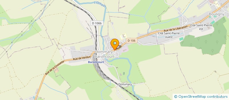 localisation de l'entreprise SCI DE LA GARE  DOMMARY-BARONCOURT