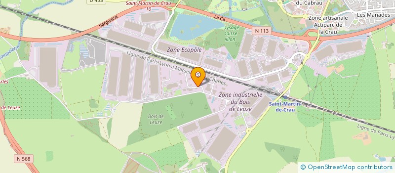 localisation de l'entreprise SCI DE LA GARE à SAINT-MARTIN-DE-CRAU