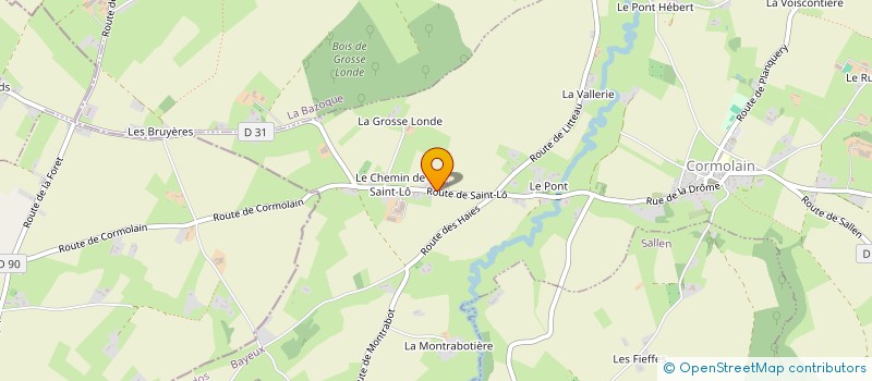 localisation de l'entreprise SCI DE LA GARE  CAUMONT-SUR-AURE