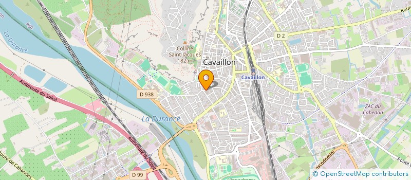 localisation de l'entreprise SCI DE LA GARE  CAVAILLON