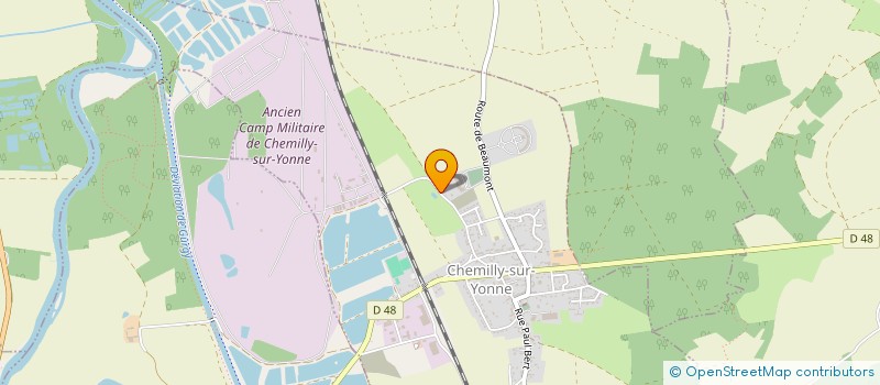 localisation de l'entreprise SCI DE LA GARE à CHEMILLY-SUR-YONNE