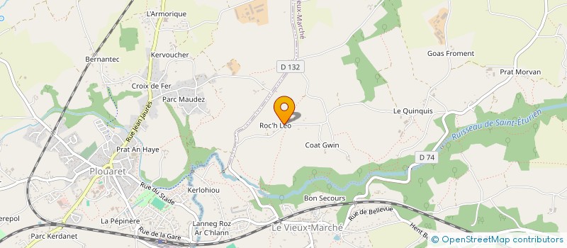 localisation de l'entreprise SCI DE LA GARE  LE VIEUX-MARCHE