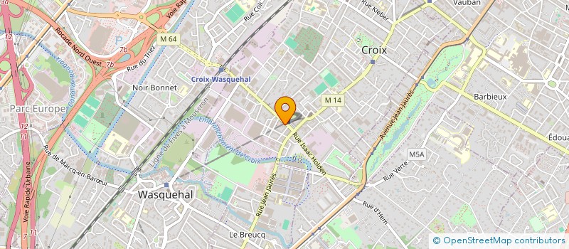localisation de l'entreprise SCI DE LA GARE à CROIX
