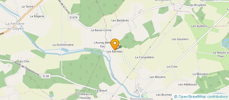 localisation de l'entreprise SCI DE LA GARE à MOULINS-LA-MARCHE